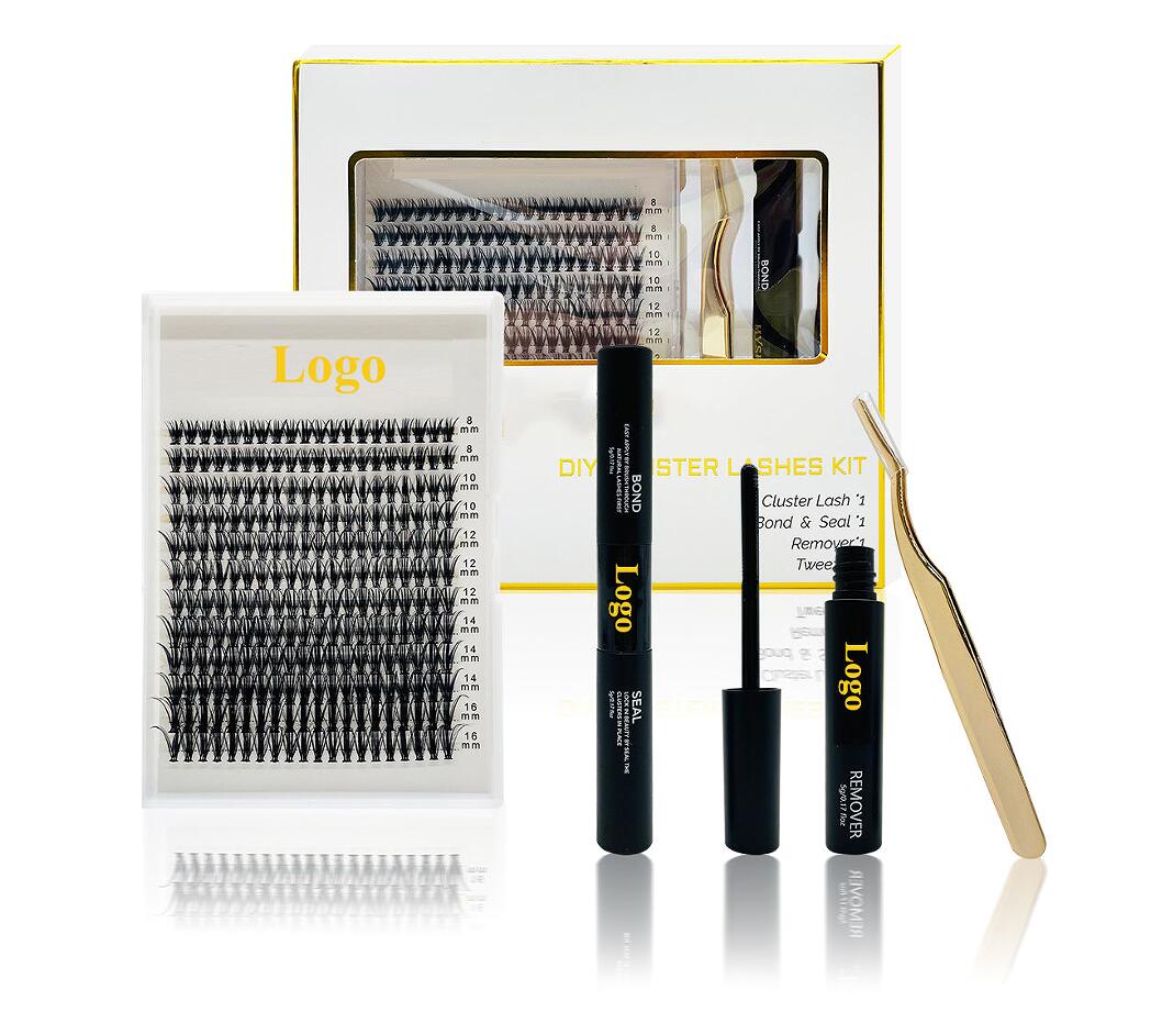 Uppnå den perfekta fluffiga franslooken med DIY Cluster Lash Kit