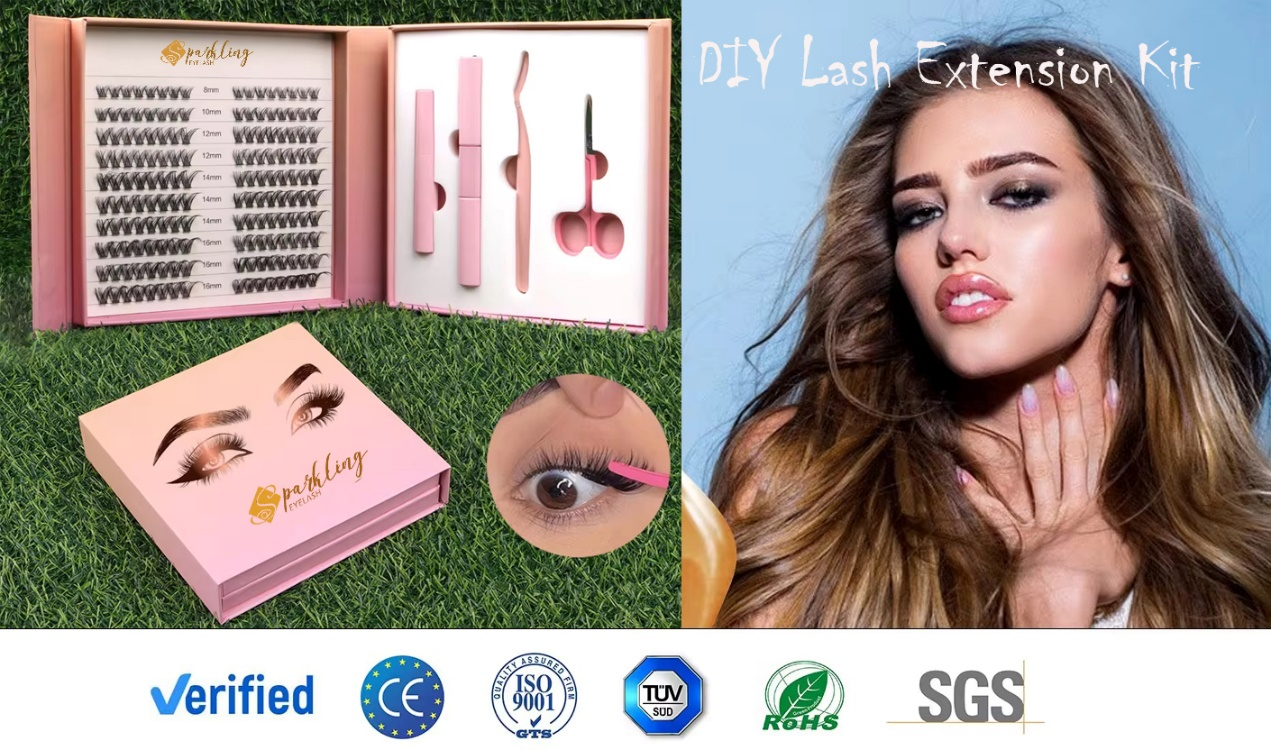 Få den perfekta looken med DIY Lash Cluster Kit till fabrikspris