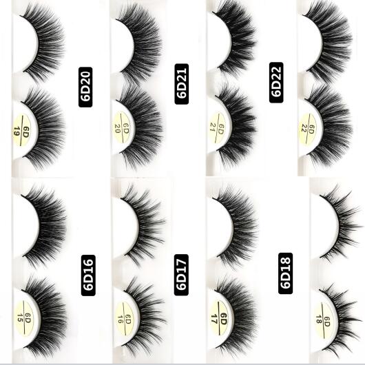 6D Faux Mink ögonfrans