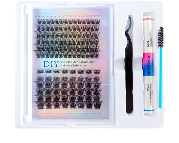 Bästa Pingdu Sparkling Eyelash®-produkter för naturligt utseende DIY Mink Lash Extensions