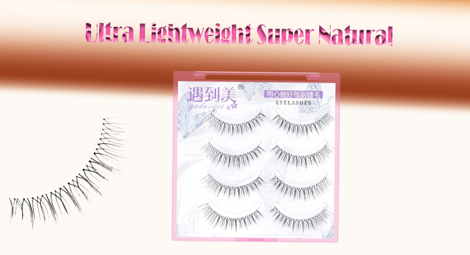 Få en naturlig look med falska ögonfransar