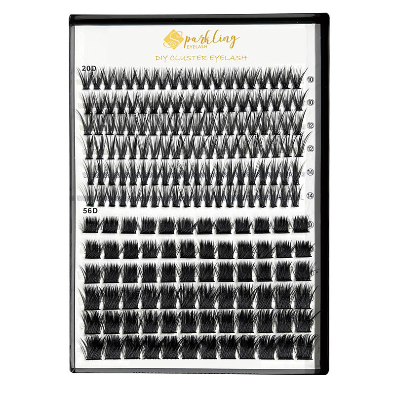 20D 56D DIY Eyelash Extension Kit med Lash Bond och Remover