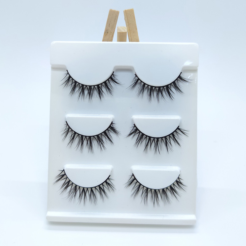3 Par Pack Luxury Faux Mink 3D Silk Lashes Lösögonfransar