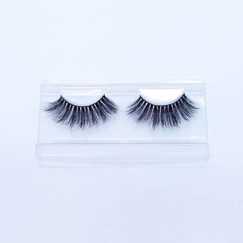 8D Mink Ögonfransar Wispy Fluffy Lashes Natural Look Silk Fransar 12-18mm