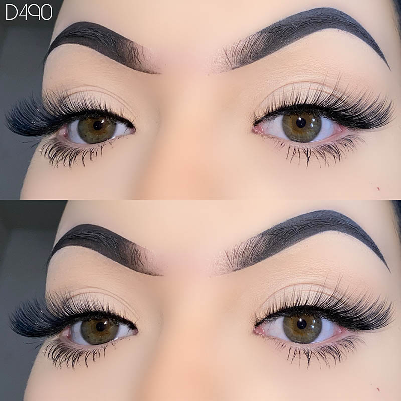 Fluffiga Fox Eye-fransar