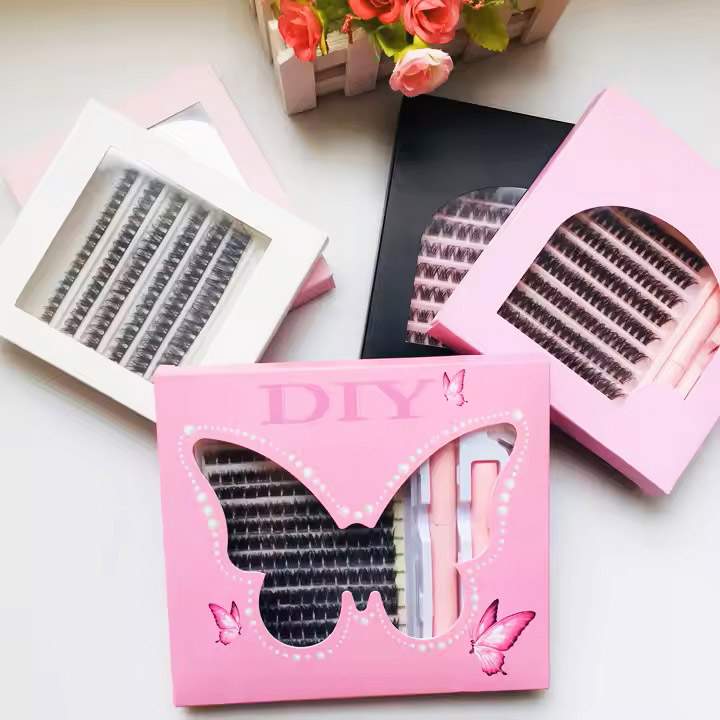 DIY Lash Extension Kit Professional Resultat hemma