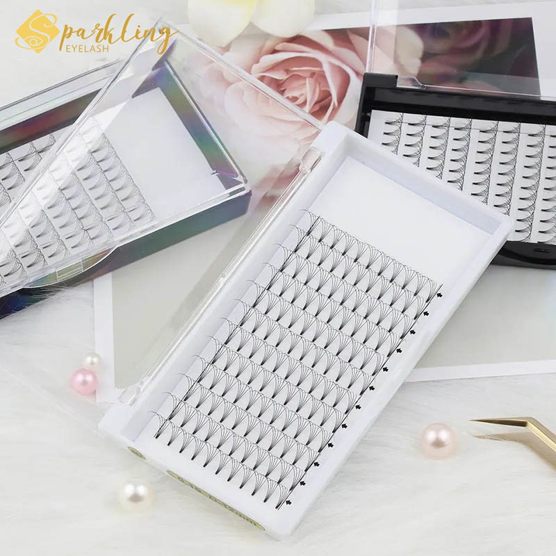 Enkel Premade Fan Eyelash Set