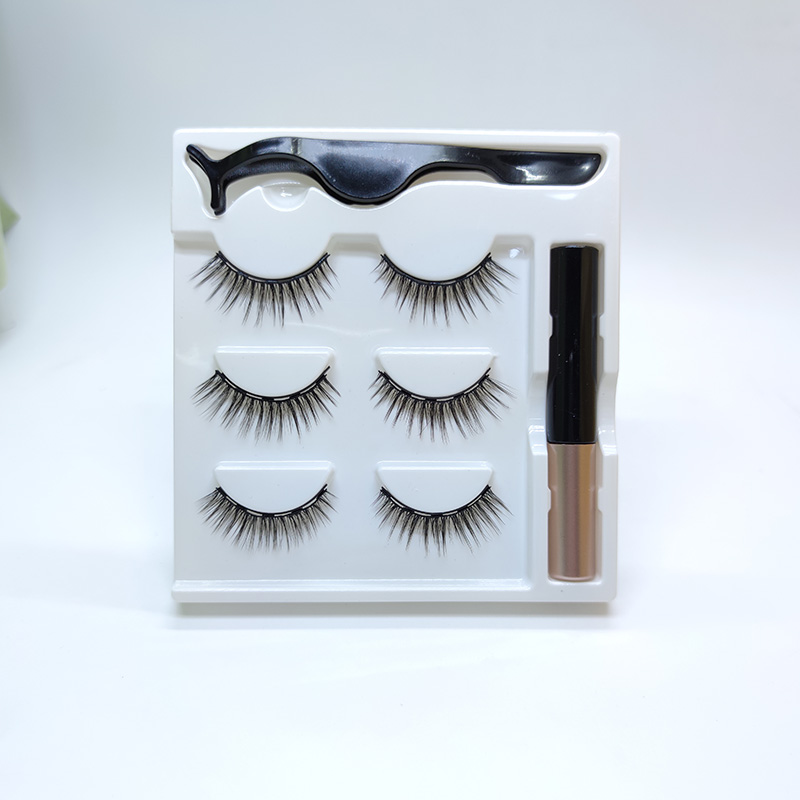 Magnetiska fransar med vattentät magnetisk eyeliner
